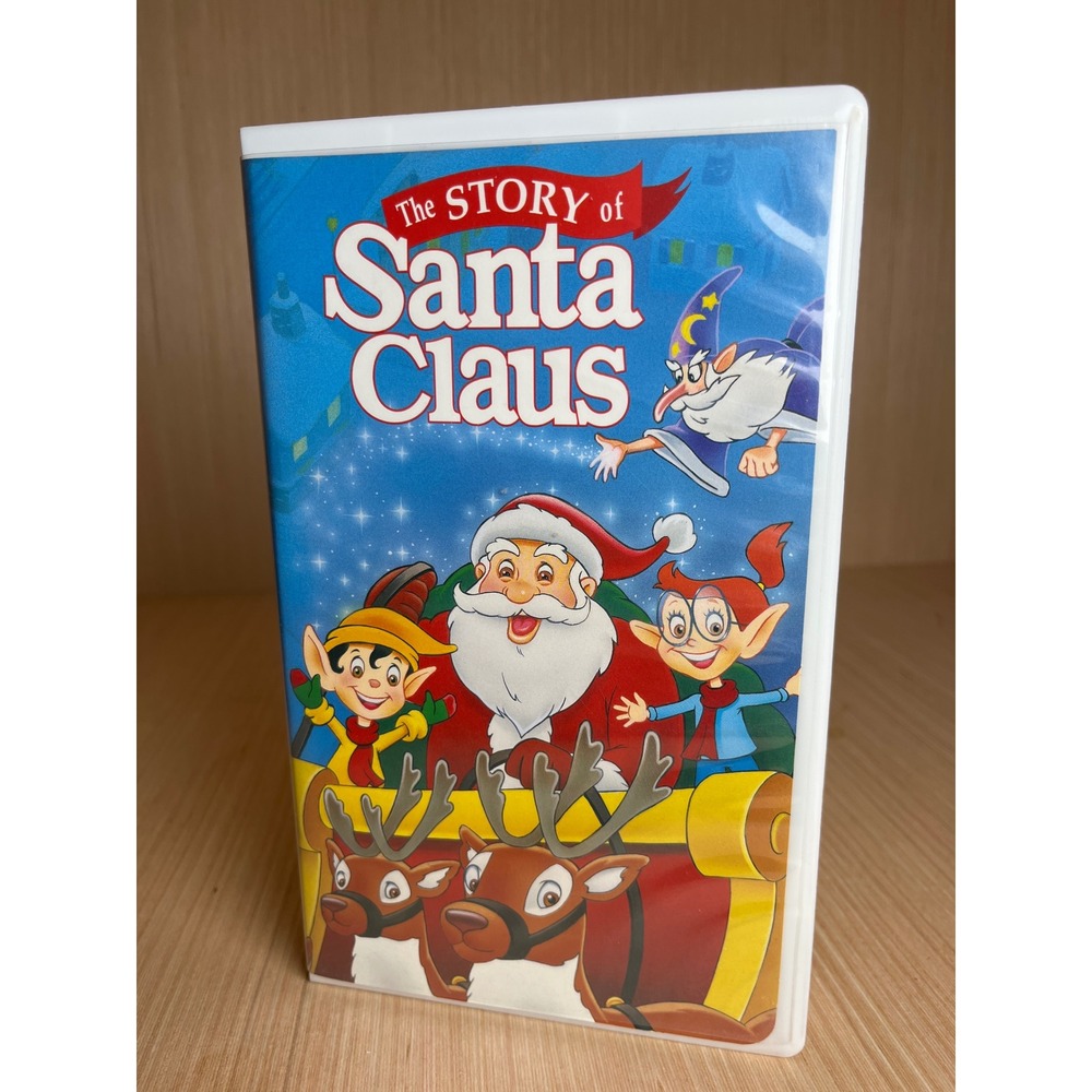 The Story of Santa Claus VHS Vintage 1996 Animated Nostalgic Movie CBS Video